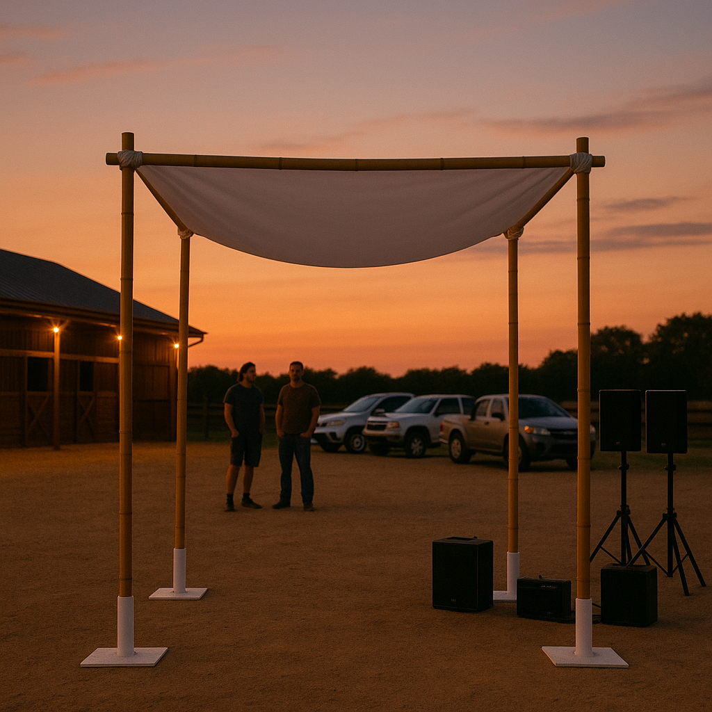 חופה עומדת עצמאית - הדגמה 2